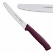 Nóż uniwersalny PRO-DYNAMIC, z ząbkowanym ostrzem, długość 11 cm, fioletowy, DICK 8501511-26